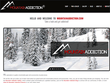 Tablet Screenshot of mountainaddiction.com